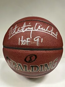 Nate 'Tiny' Archibald Signed Spalding Basketball NBA 'HOF 91' PSA 6A80937 - Picture 1 of 2