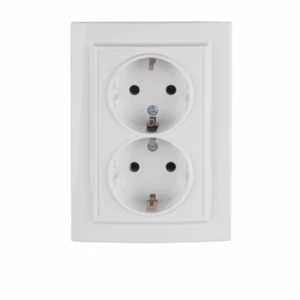 Double Wall Socket Outlet 16A EU Standart 220-250V With Grounding Power Home - Picture 1 of 16