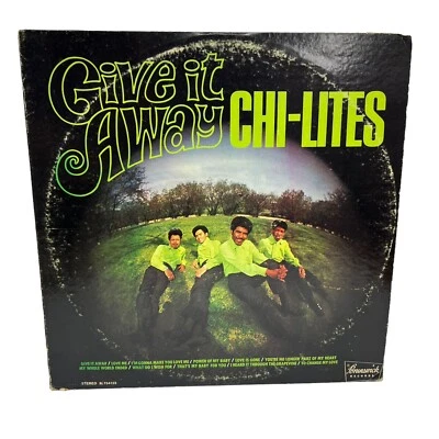 The Chi-Lites Give It Away Brunswick Record BL-754152 Vinyl Album LP 1969 Stereo Foto 1 de 4