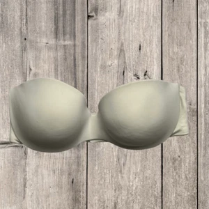 Warner's Women's White Back Hook Strapless Bra Size 34D - Picture 1 of 3