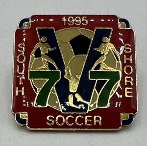 Rare- 1995 South Shore Soccer 7v7 Pin- Hat, Lapel, Tie- New-Old Stock - Picture 1 of 9