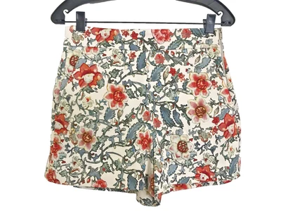 Pantalones Cortos ZARA MUJER Florales Nuevos con Etiquetas Pequeños Foto 1 de 4