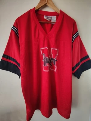 VTG Collegiate Nebraska Cornhuskers #00 Football Jersey Youth Large 14-16 Ovrszd - Image 1 of 4