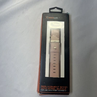 Banda de repuesto BlackWeb con hebilla de acero FitBit Charge 2 - ROSA Foto 1 de 4