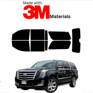 Precut Window Tint For Cadillac Escalade Esv Suv 15-20 Ceramic Made With 3M - Picture 1 of 11