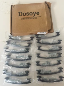 14 Pack 5 inch Center Hole Matte Black Drawer Pulls Kitchen Cabinet Handles NEW - Picture 1 of 8