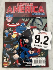 Captain America Comics 70th Ann. #1 NM- 9.2 - Buy 3 For FREE Ship! (2009) SB - Picture 1 of 9