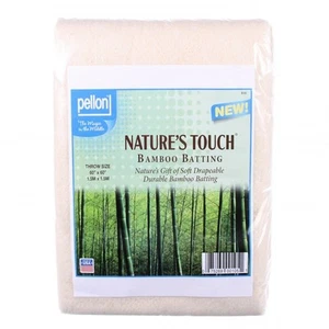 B-60 Pellon Natures Touch Bamboo Blend Batting With Scrim 60in x 60in - Pellon - Picture 1 of 1