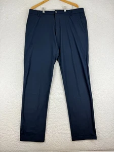 Lululemon Mens ABC Classic Fit Warpstreme Pants Mens 38x33 5 Pocket Navy Blue - Picture 1 of 7