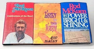 Rod McKuen Konvolut 3 Bücher Hardcover m. Schutzumschläge signiert/beschriftet 1. Auflage - Bild 1 von 5