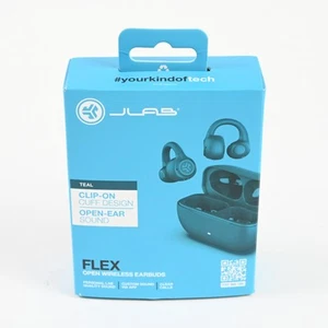 JLab Flex Open Earbuds Clip-on Cuff Design, Wireless Open-Ear - Teal - Picture 1 of 1