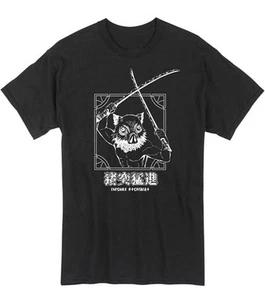 DEMON SLAYER Inosuke Hashibira T-Shirt Schwarz Unisex MEDIUM Anime Manga - Bild 1 von 1
