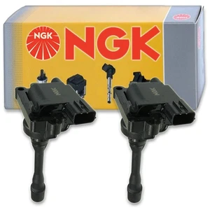 2 pcs NGK Ignition Coil for 2003 Mitsubishi Outlander 2.4L L4 - Spark Plug ks - Picture 1 of 5
