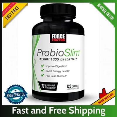FORCE FACTOR ProbioSlim – Digestive & Weight Support, 120 Capsules for Men/Women - Image 1 of 4