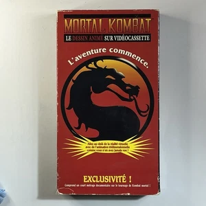 Mortal Kombat-L'aventure commence (VHS, 1995) NTSC, French Version & Tested! - Picture 1 of 4