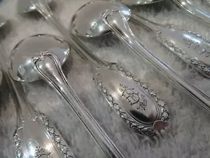 Anfang 20. Jh. französische 950 Silber 12 Kaffeelöffel Puiforcat St LXVI 14,2cm - Bild 1 von 12