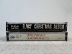 Lot Of 2 Elvis Cassette Tapes - Elvis Christmas Album, Heartbreak Hotel