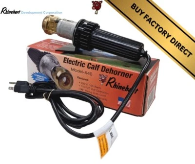 Rhinehart Factory Direct Electric Dehorner X40 00408 3/4 Tip