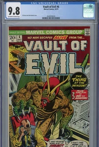 Vault of Evil #6 (1973) Marvel CGC 9,8 blanco John Romita - Imagen 1 de 3