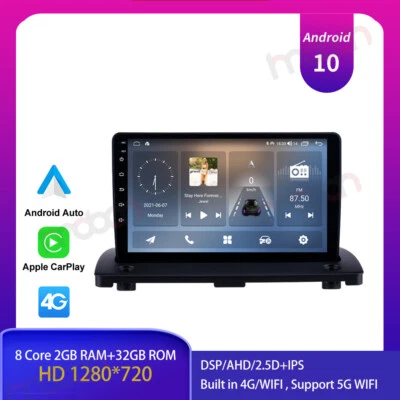Radio estéreo de coche 9" IPS Android 12 para Volvo XC90 2004~14 GPS NAVEGACIÓN Carplay DSP BT Foto 1 de 4