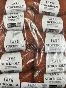 LangYarns STOCKHOLM , Schurwolle/Polyacyl, Fb.0087,  50g/ca.90m, 500g Garnpaket - Bild 1 von 5