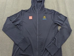 Giacca donna Uniqlo Svezia squadra olimpica grande grigia felpa con cappuccio zip intera pista - Foto 1 di 9