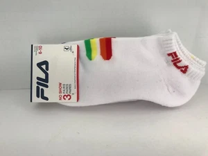 Calcetines blancos para mujer FILA, calcetines sin mostrar, 3 pares, precio de venta sugerido por el fabricante $29 🙂 - Imagen 1 de 10