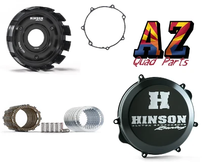 07-13 Yamaha YFZ450 YFZ 450 Hinson Billet Cesta Embrague Fibras Junta Cubierta Foto 1 de 4