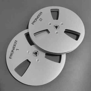 New One Pair Pioneer PR-100 178mm 7'' Silver tape reel For RT-707 909 PR 85 - Picture 1 of 6