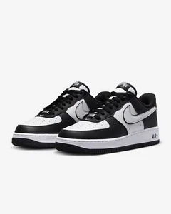 Nike Air Force 1 Low '07. White Swoosh Panda. SIZE 12. DV0788-001 - Picture 1 of 6