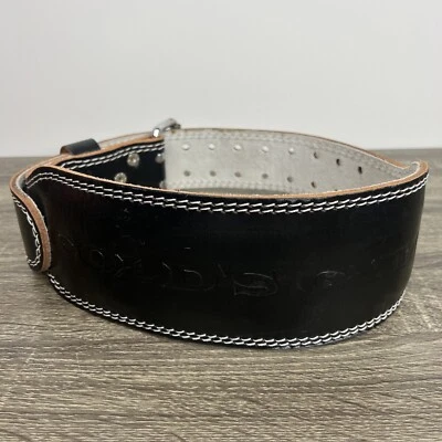 Gold’s Gym Foam Padded Weight Lifting Belt Size S/M Black Foto 1 de 4