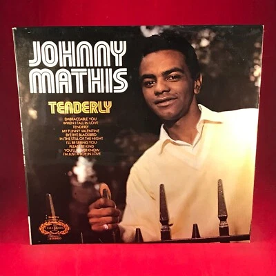 JOHNNY MATHIS Tenderly 1977 UK Vinyl LP My Funny Valentine When I Fall In Love - Image 1 of 4