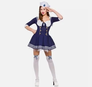 Wicked Costumes Hello Sailor Women's Fancy Dress Costume Large - Picture 1 of 3