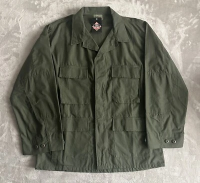 Tru Spec Ripstop Military Shirt Men’s Size Large Green L/S 4 Pockets New NWT - Image 1 of 4