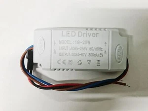 LED Driver Transformer 18W-25W DC 54V - 87V 300ma Power Adapter Home Converter - Picture 1 of 2