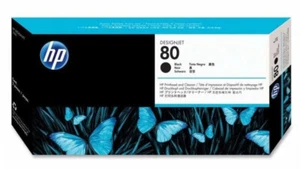 HP 80 Druckkopf + Reiniger black C4820A Designjet DJ 1050 C 1055 CM 08.2022 - Bild 1 von 1