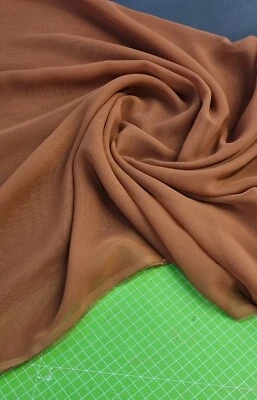 Chiffon Uni Dekostoff DS.Nr.48 Kleiderstoff Bekleidungsstoff 150cm Breite - Bild 1 von 4