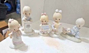 Vintage Enesco Precious Moments Figurines  Vintage Rare Lot of 5 - Picture 1 of 20