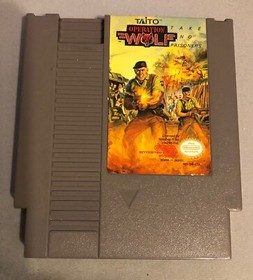 Carrello gioco Operation Wolf NES Nintendo autentico FUNZIONA! Taito