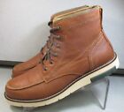 253404 Msbt50 Men's Shoes Size 11 M Tan Leather Lace Up Boot Johnston&Murphy
