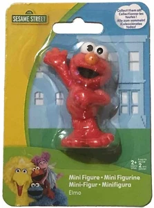 Sesame Street Elmo Collectible Toy Figure or Cake Topper 2.5" - Picture 1 of 2