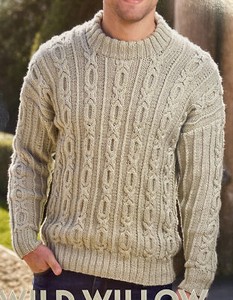 Men DK/Double Knit Sweaters Patterns 