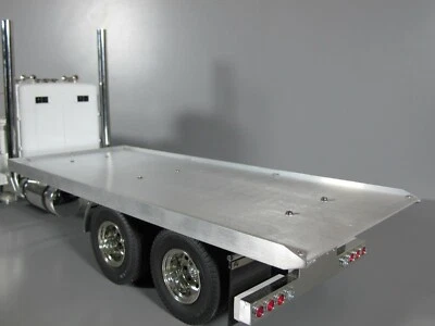 Custom Aluminum Flat Bed Deck Section "ONLY" Tamiya 1/14 R/C King Grand Hauler - Image 1 of 4
