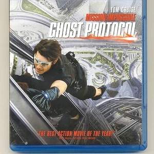 Mission Impossible Ghost Protocol 2011 PG-13 spy movie, mint Blu-ray Tom Cruise - Imagen 1 de 4