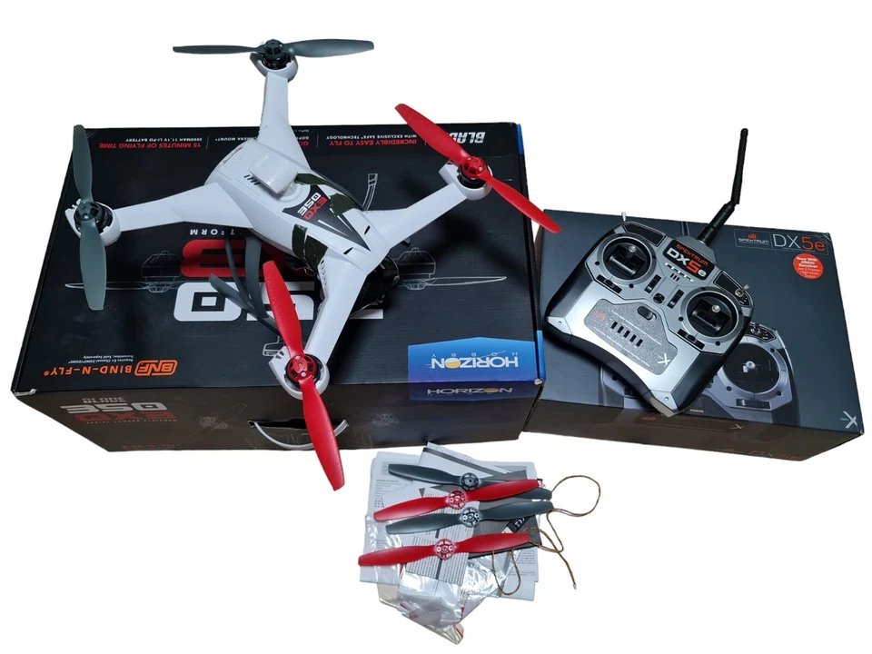 Drohne 350 QX3 Spektrum DX5e Fernbedienung Quadrocopter ohne Akku - Bild 1 von 4