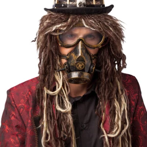 Atemschutzmaske - bronzefarben - Kostümaccessoire Retro-Futurismus Steampunk - Bild 1 von 2