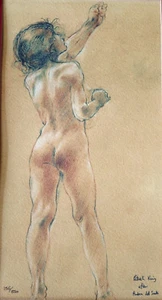 Patrick King después de Andrea Del Sarto Firmado Edición Limitada Estampado Enmarcado y Esmaltado - Imagen 1 de 6