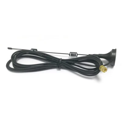 2.4GHz 7dBi high gain WIFI Antenna 3m sucker base SMA male for wireless router - Immagine 1 di 4