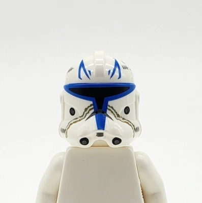 Lego Star Wars Phase 2 Captain Rex Minifigure Helmet 501st Clone Trooper 75012 - Image 1 of 3