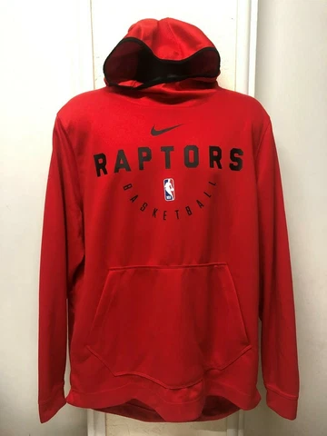 Toronto Raptors Nike Spotlight Performance Pullover Hoodie Men Sz: XL Red - NWOT Cover